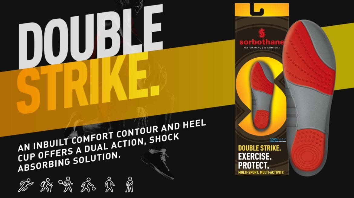 Støtdempende såler for forfoten og hælen | DS 1