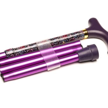 Sammenleggbar stokk i aluminium - Pearl purple