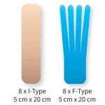 Kinesiology Tape Precut – Fot (8-pakning)