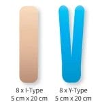 Kinesiology Tape Precut - Skulder (8-pakning)